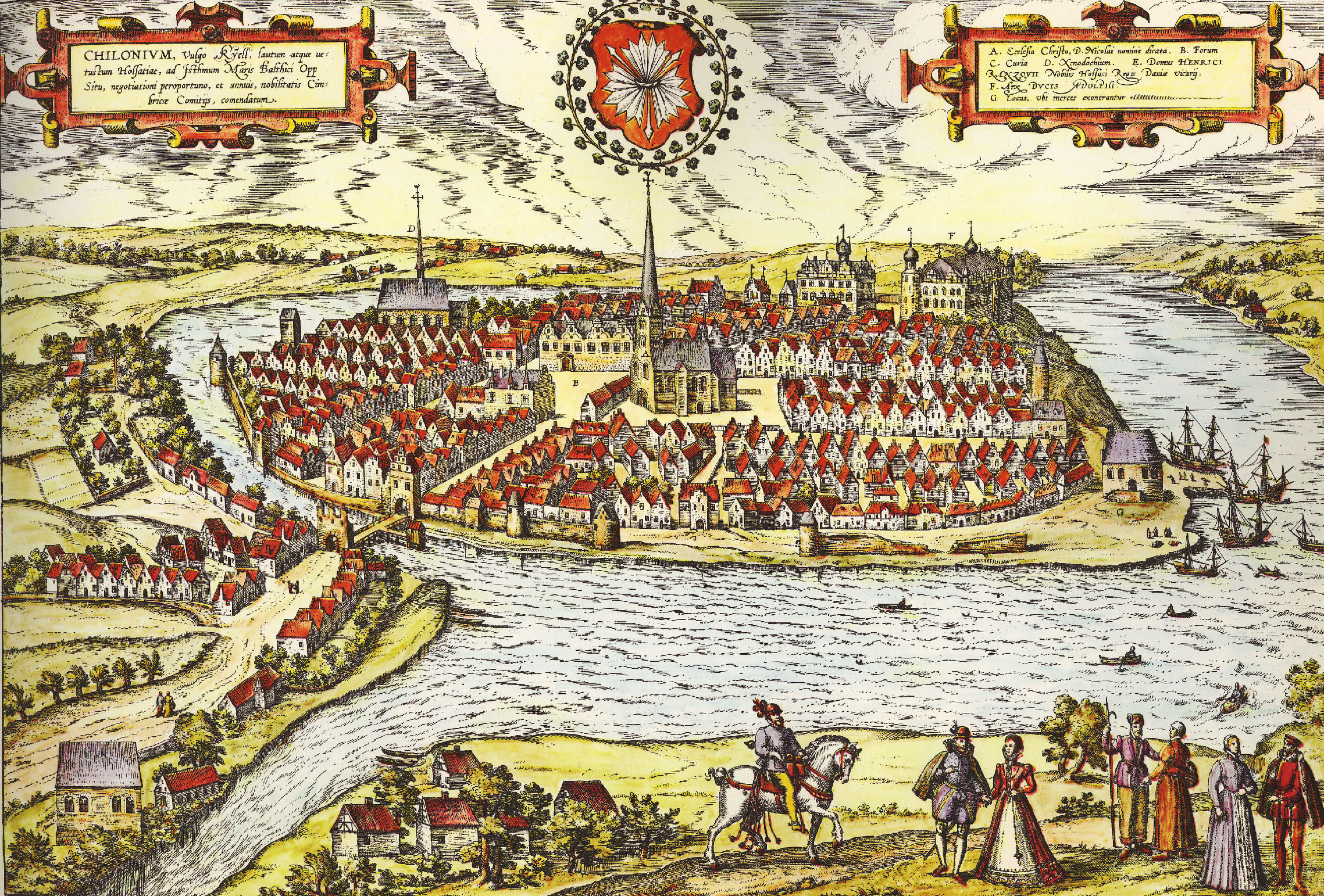 Kiel 1588- Braun und Hogenberg