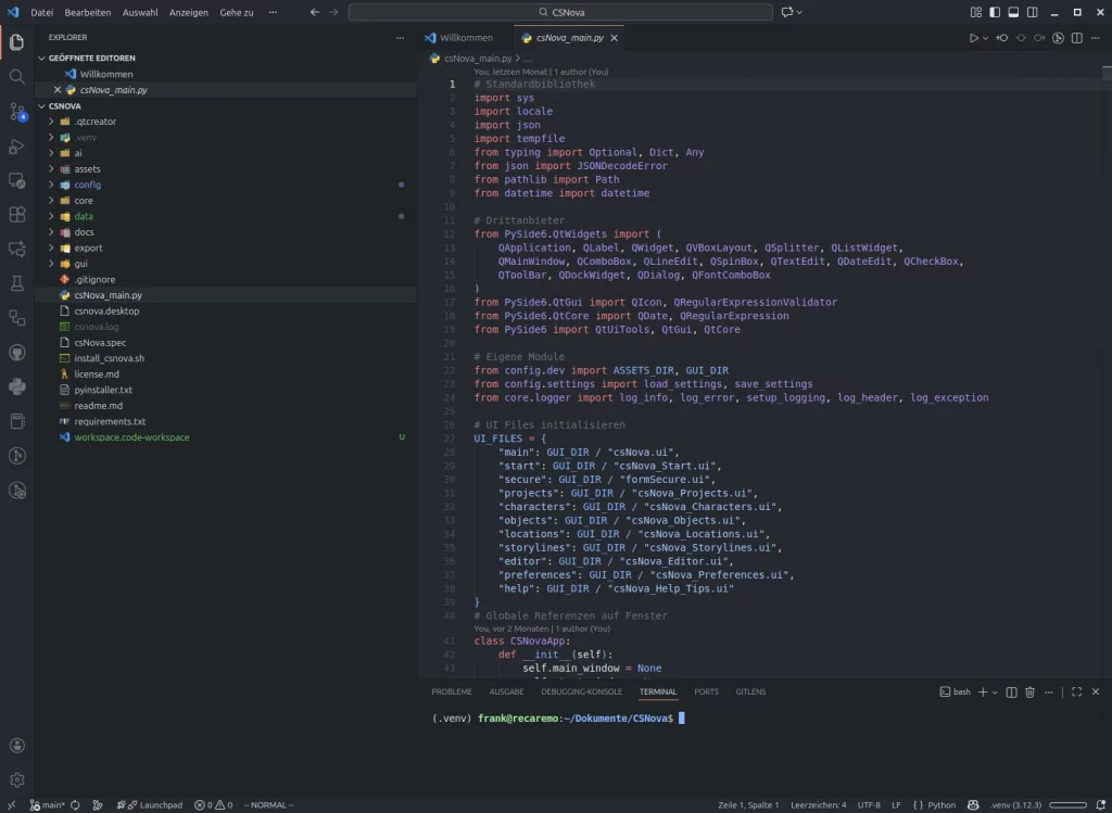 CSNova - Codesegment in Visual Studio Code