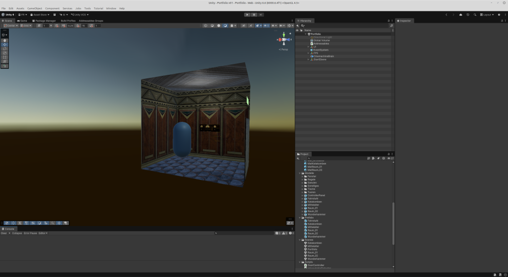 Projekt in Unity